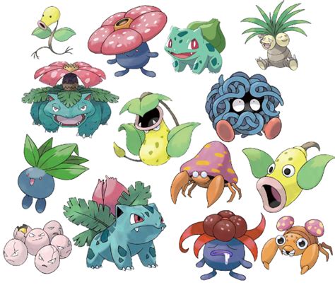 gen 1 grass types.